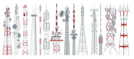 Tipos de torres usadas em Telecomunicações